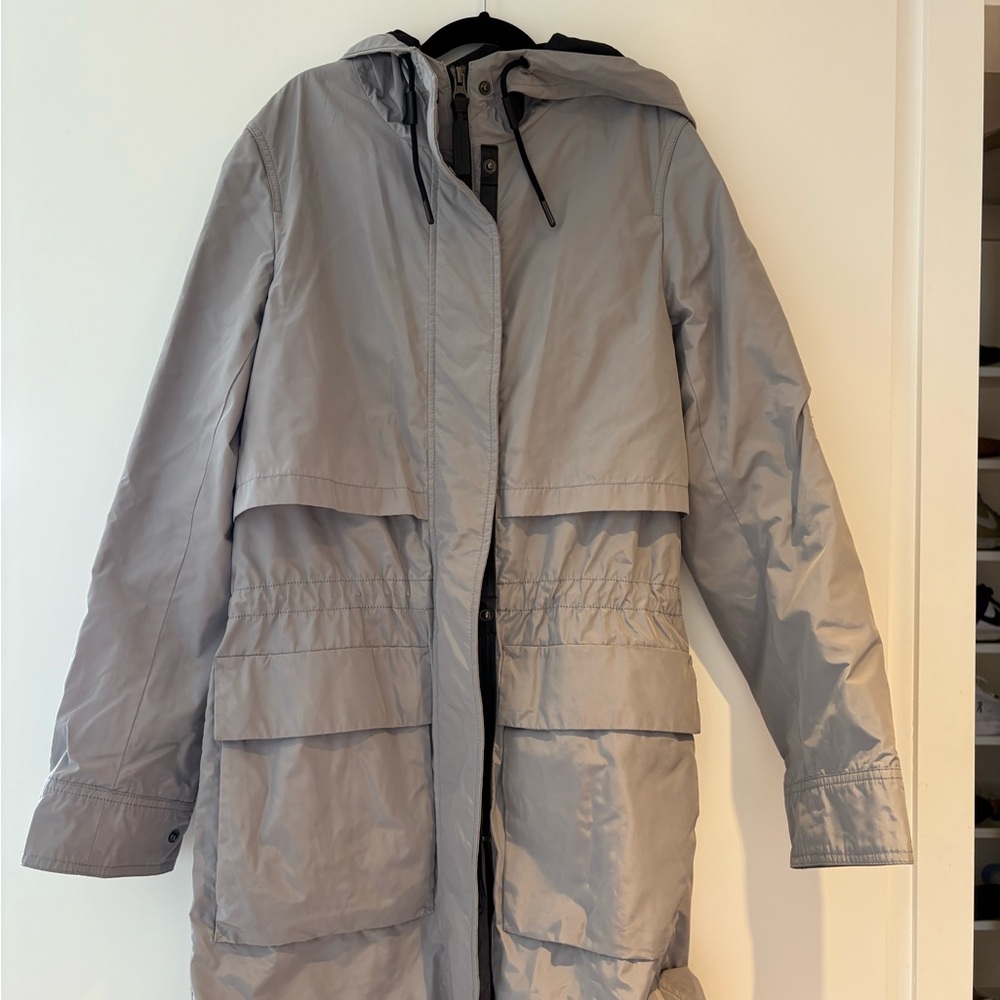 Mackage Women's Gray Hooded Jacket, size XXS
